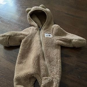 North Face baby bunting suit - worn once